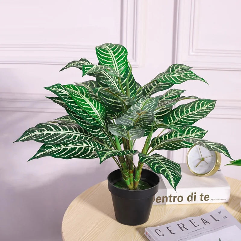 Künstliche Pflanzen Set 3er – Monstera & Palme für Heim & Hochzeit
