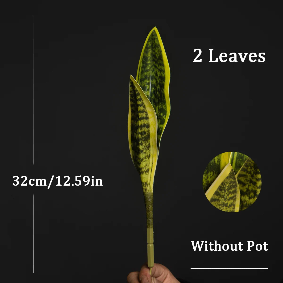 Kunstpflanze Sansevieria – Pflegeleichte Dekopflanze für Büro & Zuhause (S/M/L)