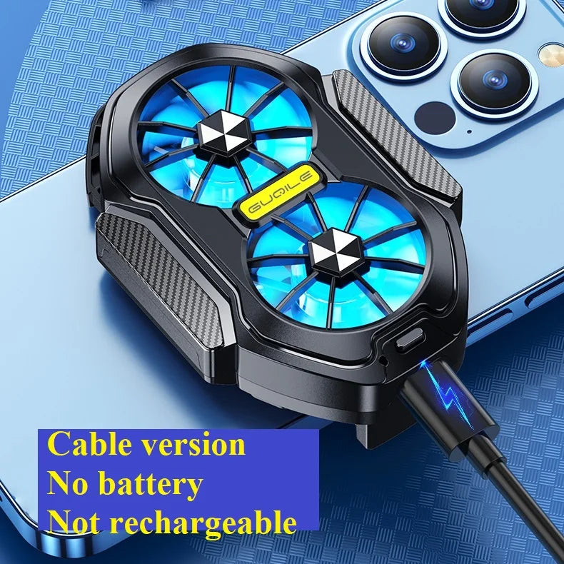 FS01 Dual-Lüfter Handy-Kühler – Wiederaufladbar, Luftkühlung & Gaming-Taste – Bild 21