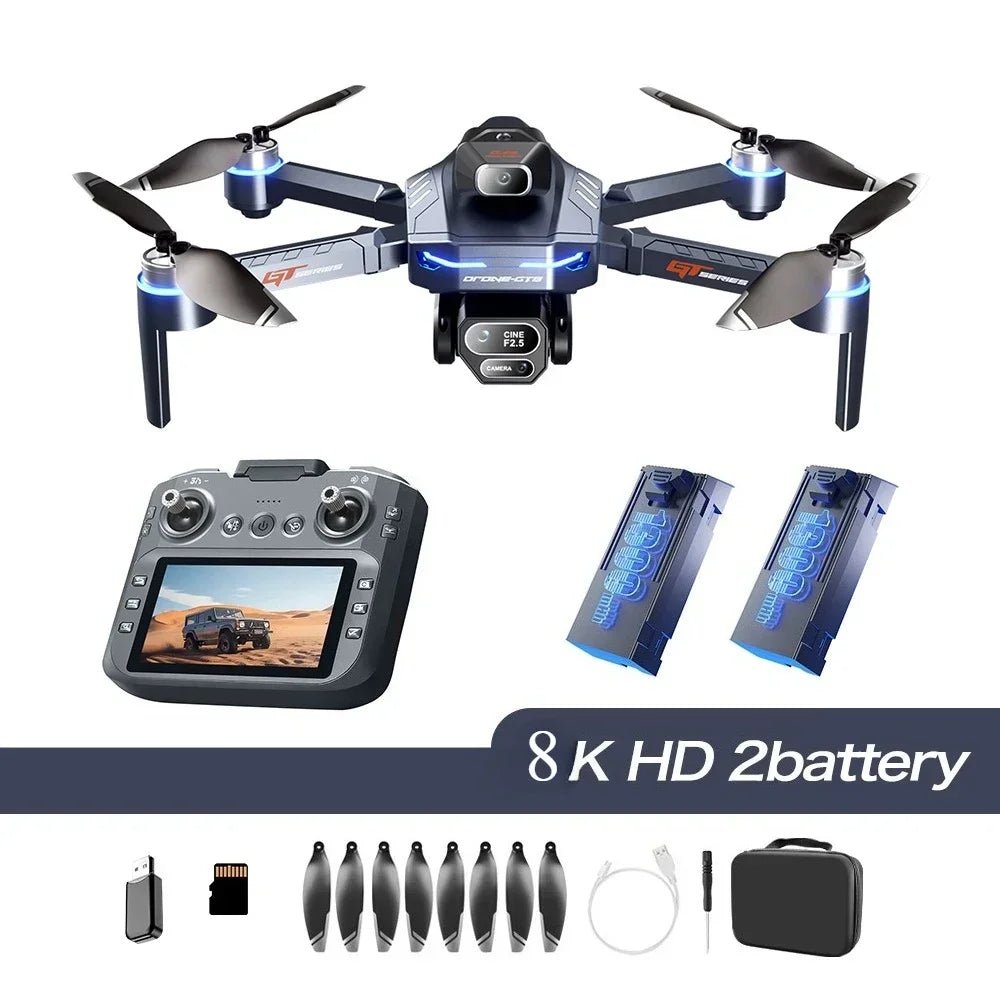 ELIGIPORT GT8 Kamera-Drohne – 4K HD, GPS, Brushless, Faltbar