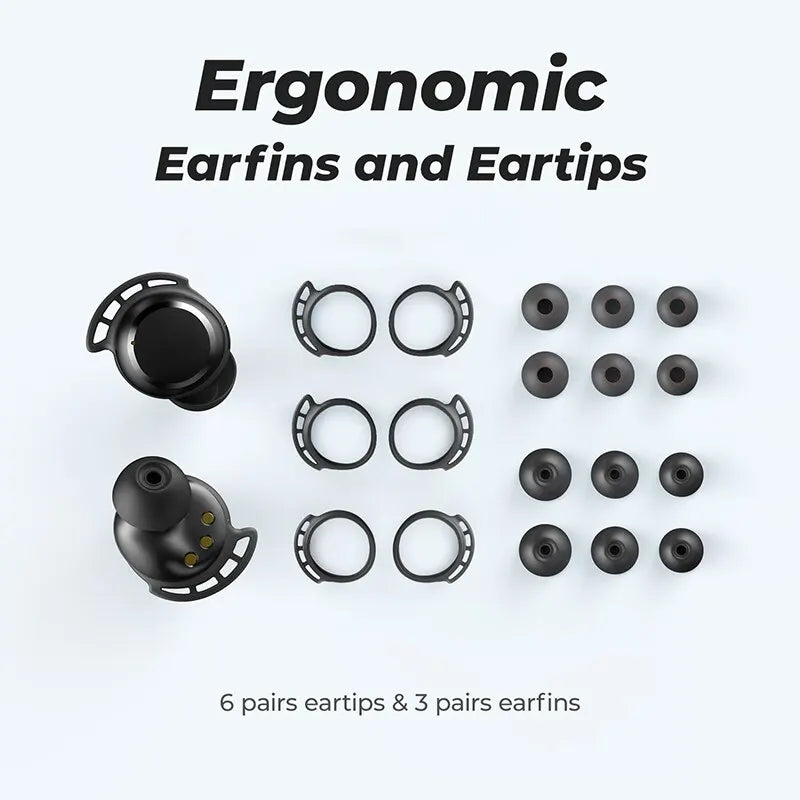 Tribit FlyBuds 3 – TWS Earbuds IPX8, 110h Akku, Hi-Fi Stereo & Mikrofon