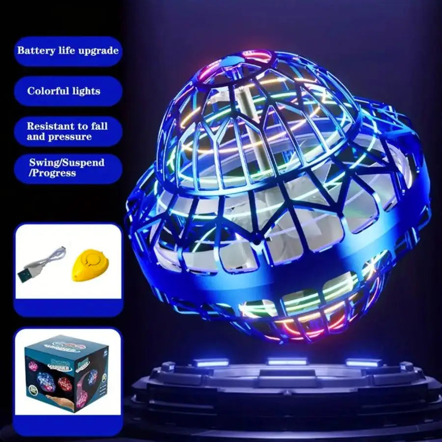 Aufgerüsteter Flyball-UFO mit LED-Licht und USB-Ladung – Produktbild 17