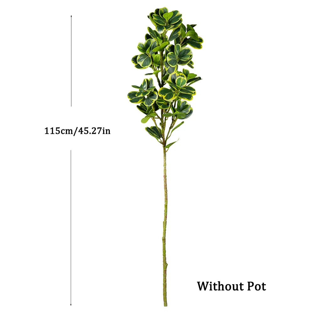 Künstlicher Ficus 76–115 cm – Tropische Kunstpflanze mit Herzblättern