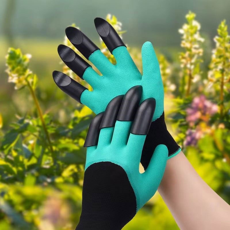 Gartenhandschuhe mit Krallen – Wasserdicht, Stichfest & Latexbeschichtet