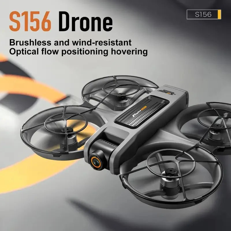 S156 Drohne – HD Dual-Kamera, 4,92-Zoll Display, Brushless Motor, Optical Flow