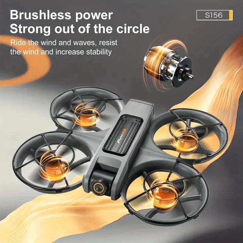 S156 Drohne – HD Dual-Kamera, 4,92-Zoll Display, Brushless Motor, Optical Flow