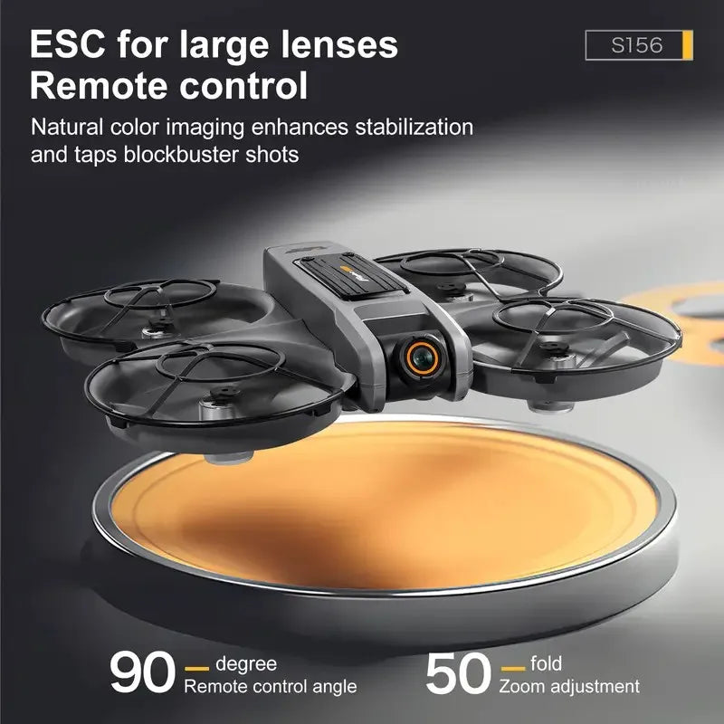 S156 Drohne – HD Dual-Kamera, 4,92-Zoll Display, Brushless Motor, Optical Flow