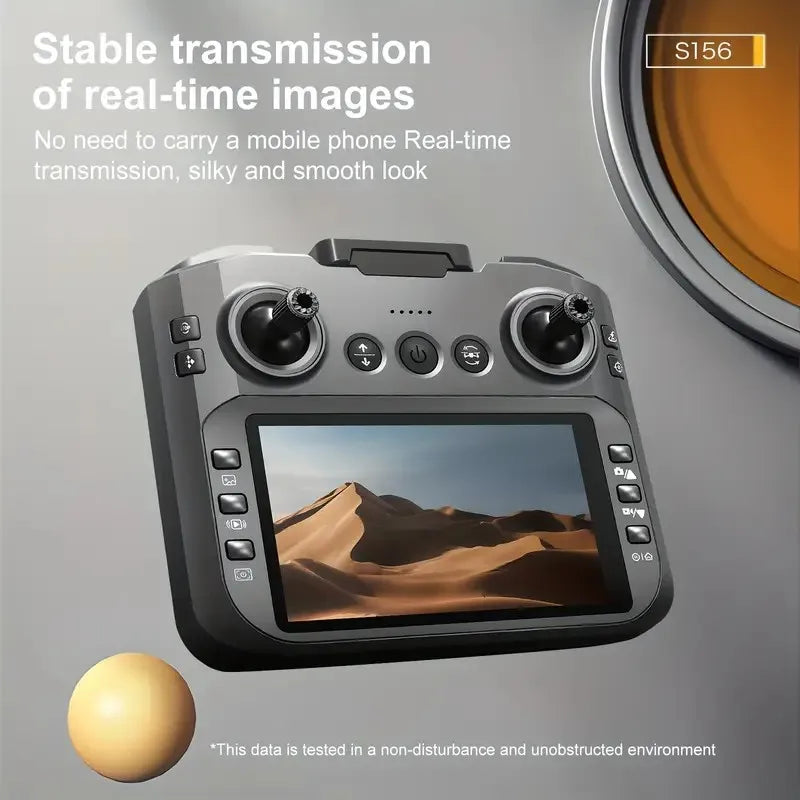 S156 Drohne – HD Dual-Kamera, 4,92-Zoll Display, Brushless Motor, Optical Flow