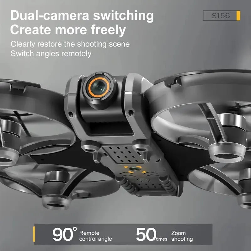 S156 Drohne – HD Dual-Kamera, 4,92-Zoll Display, Brushless Motor, Optical Flow