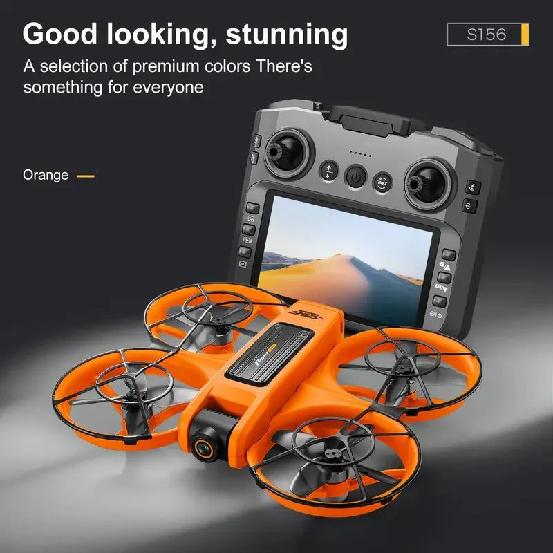 S156 Drohne – HD Dual-Kamera, 4,92-Zoll Display, Brushless Motor, Optical Flow