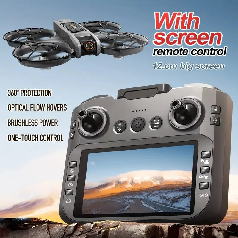 S156 Drohne – HD Dual-Kamera, 4,92-Zoll Display, Brushless Motor, Optical Flow