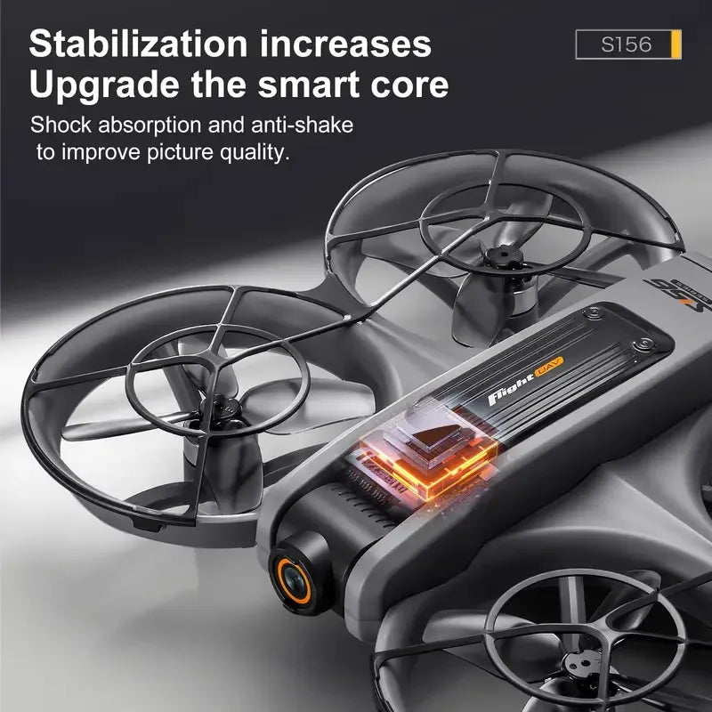 S156 Drohne – HD Dual-Kamera, 4,92-Zoll Display, Brushless Motor, Optical Flow