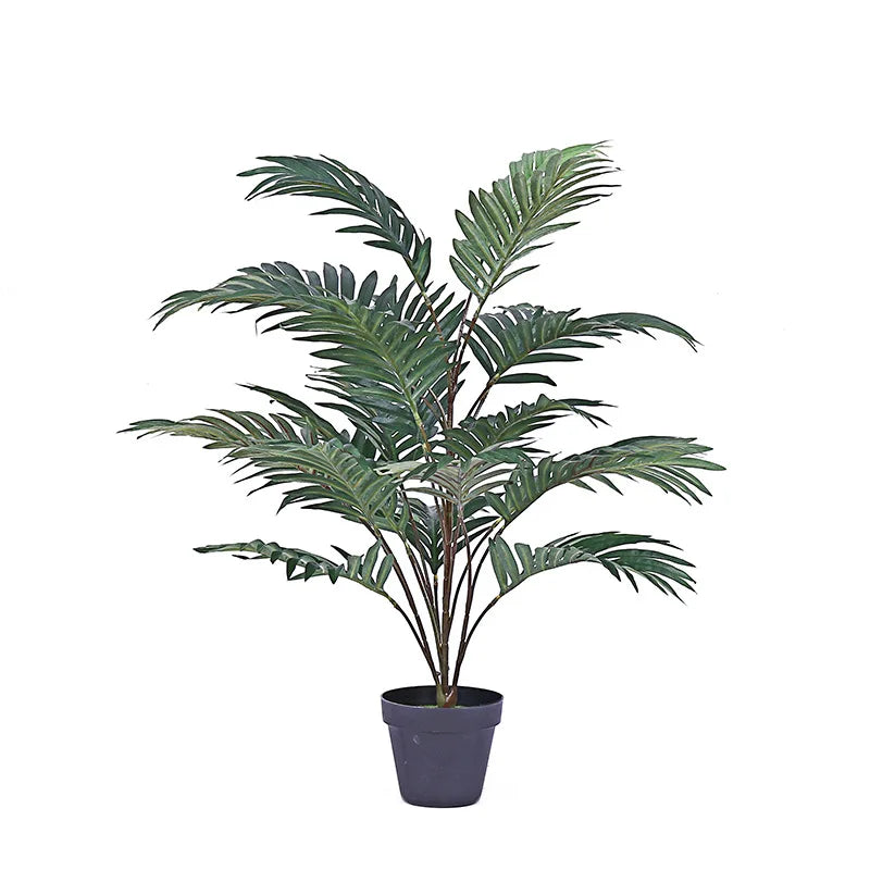 Künstliche Pflanzen Set 3er – Monstera & Palme für Heim & Hochzeit