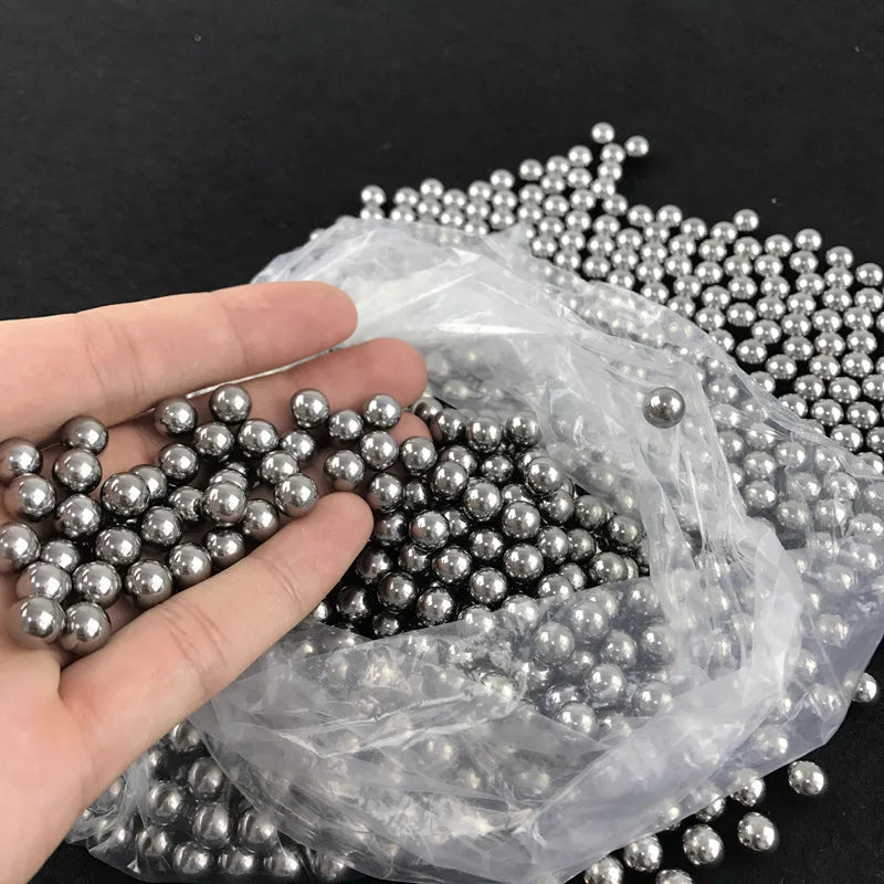 100 Stahlkugeln 6/8mm für Steinschleuder & Jagd – Produktbild 3