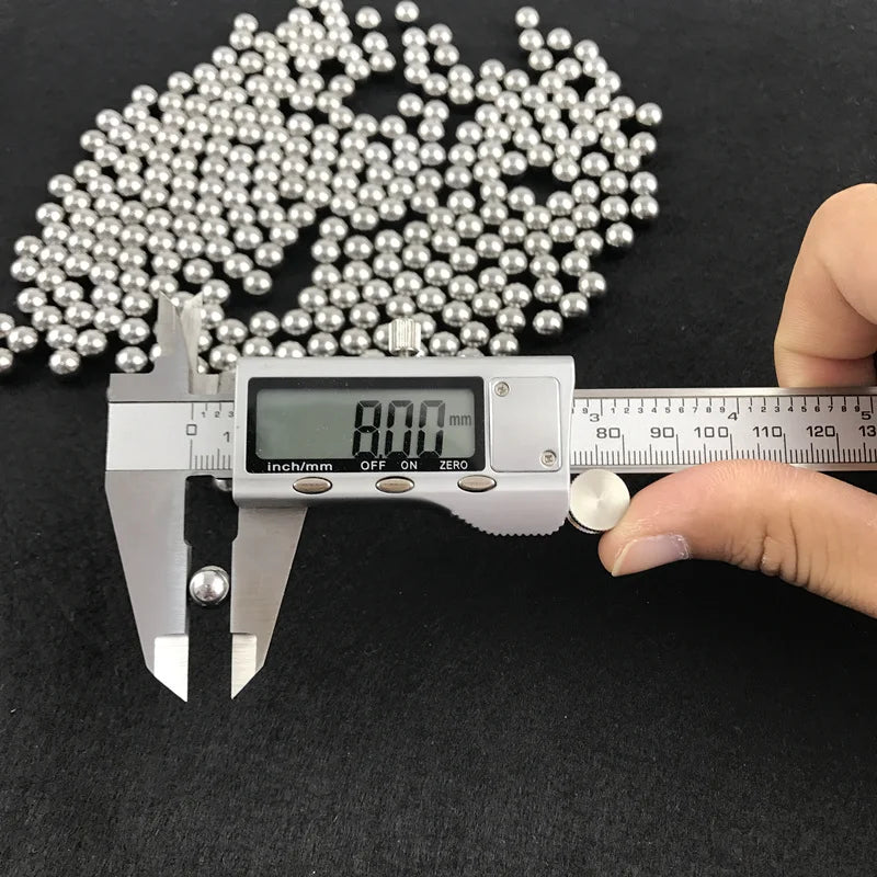 100 Stahlkugeln 6/8mm für Steinschleuder & Jagd – Produktbild 6
