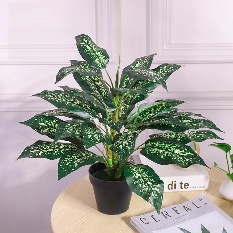 Künstliche Pflanzen Set 3er – Monstera & Palme für Heim & Hochzeit