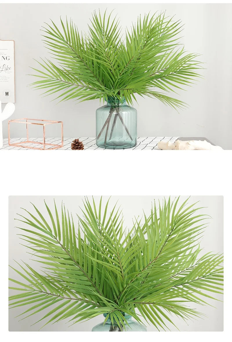 Künstliche Pflanzen Set 3er – Monstera & Palme für Heim & Hochzeit