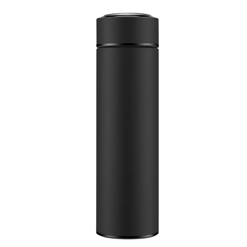 Thermos Trinkflasche 450ml – Edelstahl mit LED Temperaturanzeige & Teefilter