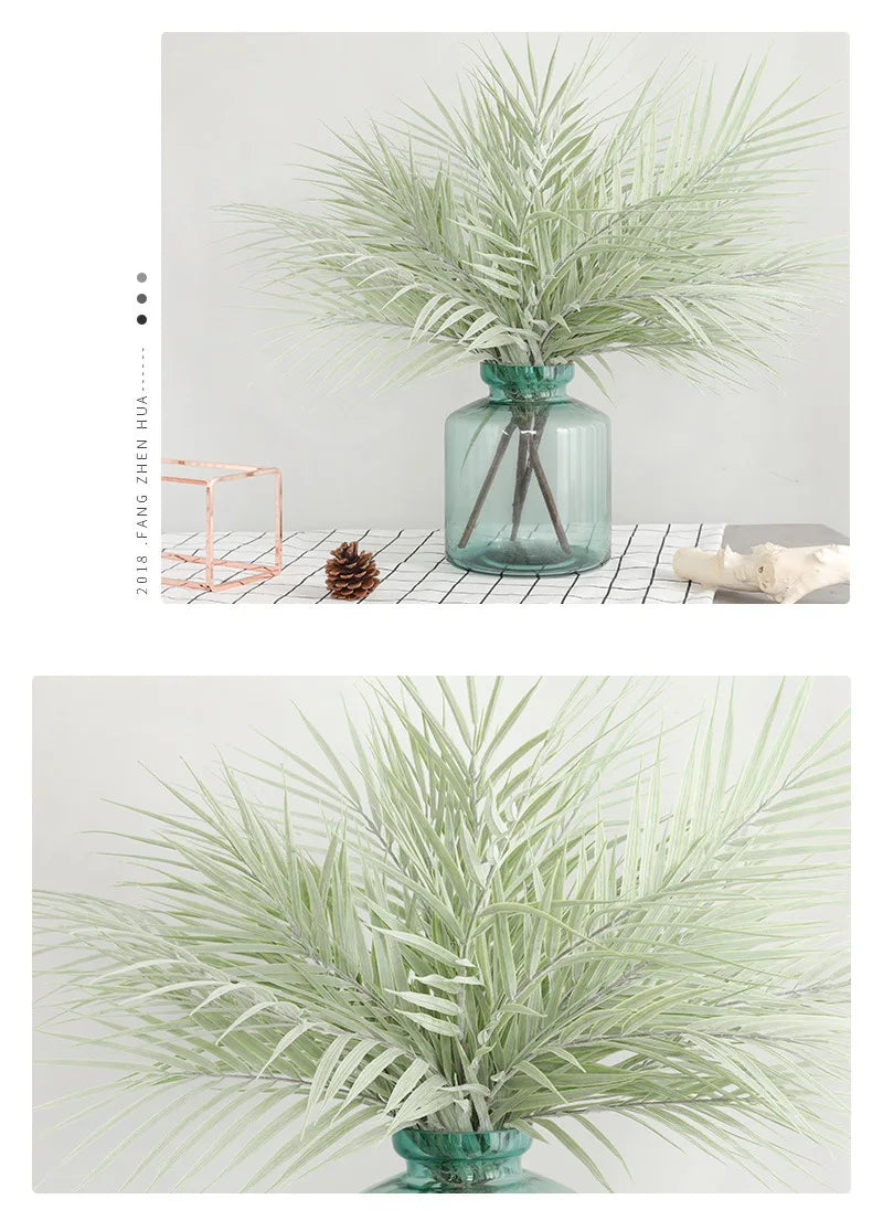 Künstliche Pflanzen Set 3er – Monstera & Palme für Heim & Hochzeit