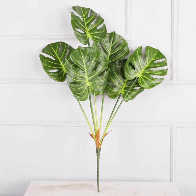 Künstliche Pflanzen Set 3er – Monstera & Palme für Heim & Hochzeit