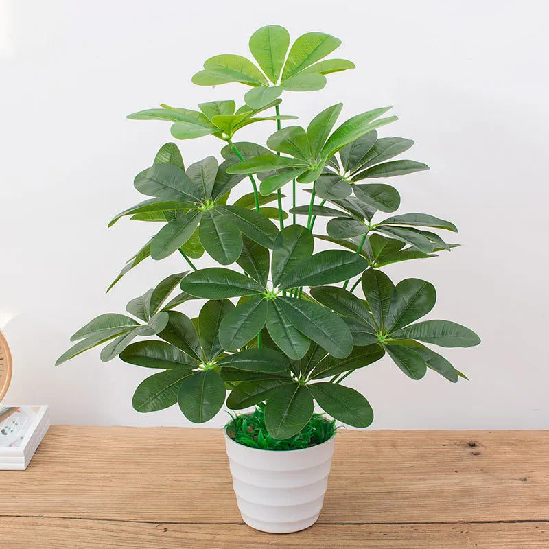 Künstliche Pflanzen Set 3er – Monstera & Palme für Heim & Hochzeit