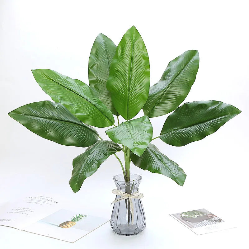 Künstliche Pflanzen Set 3er – Monstera & Palme für Heim & Hochzeit