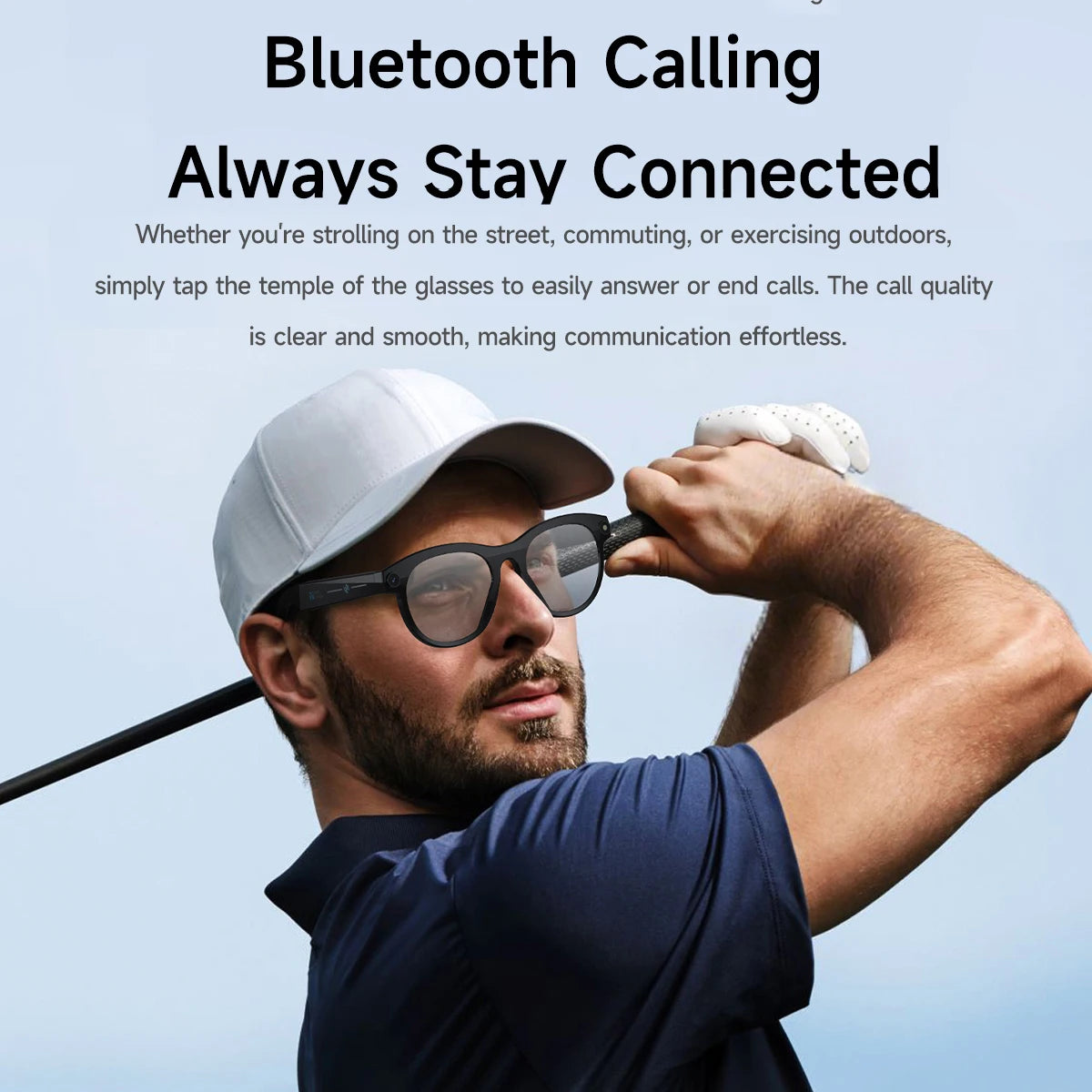 KI Smart Brille 2025 – 800W Kamera, Foto & Video, Übersetzung, Musik & BT Anruf
