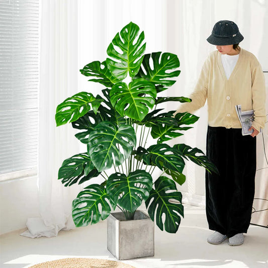 Künstlicher Monstera Baum 70–100 cm – Große Tropische Kunstpflanze
