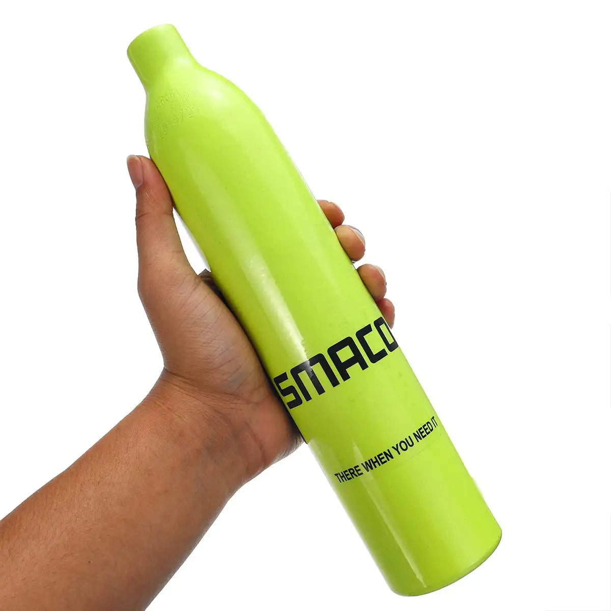 0,5 L Scuba Sauerstoffflasche – Set mit Pumpe & Tasche für Schnorcheln & Tauchen