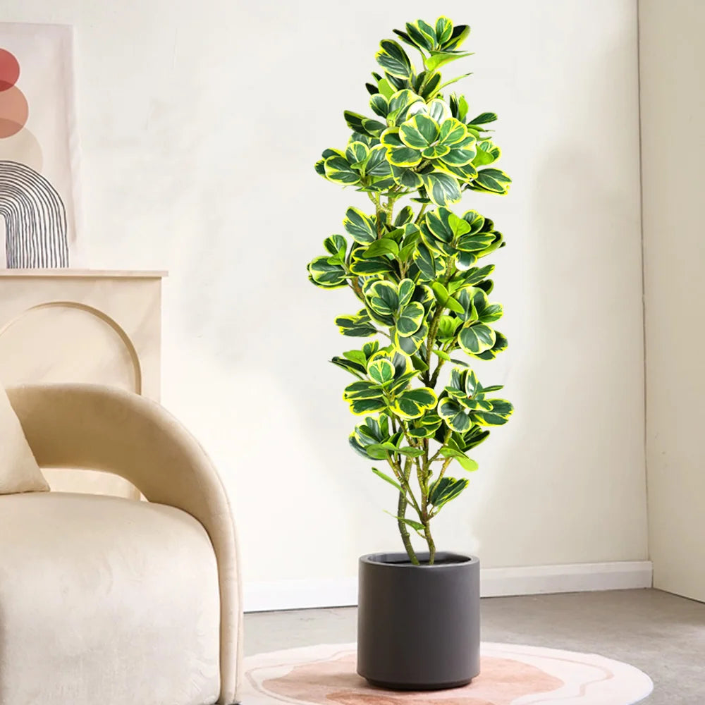 Kunstbaum Ficus – Realistische Kunstpflanze für Innen & Außen (76 cm / 115 cm)
