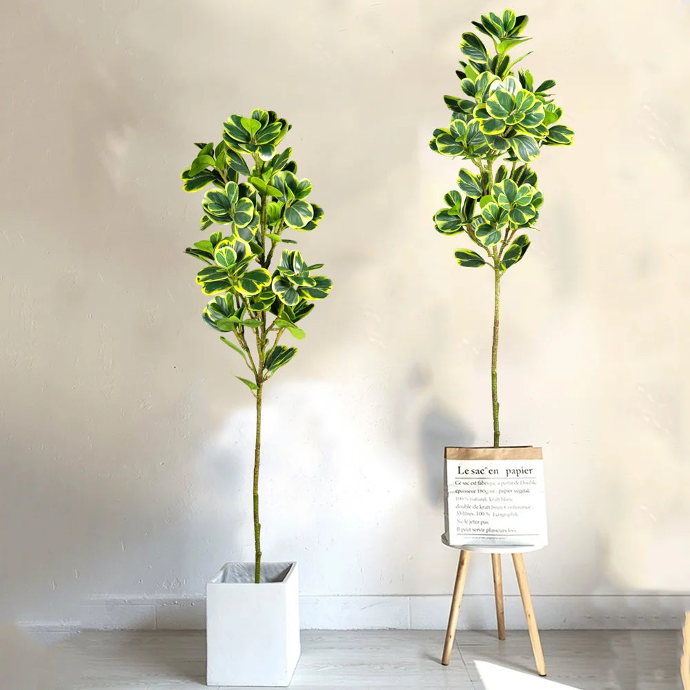 Kunstbaum Ficus – Realistische Kunstpflanze für Innen & Außen (76 cm / 115 cm)