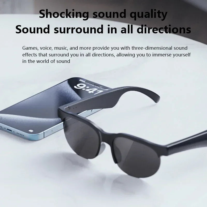 Lenovo XG89 Bluetooth-Smart-Brille für Musik und Anrufe – Produktbild 4