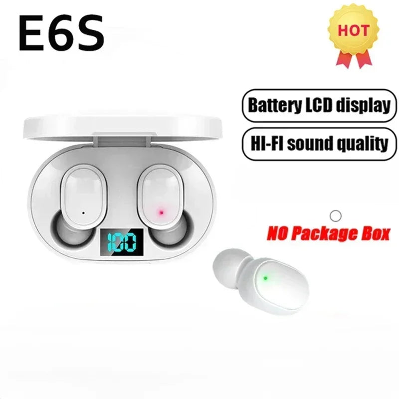 E6S TWS Bluetooth Earbuds – Noise Cancelling Kopfhörer mit Mikrofon