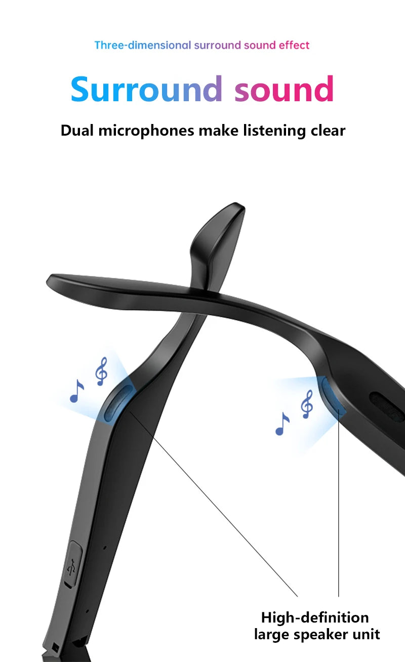 Bluetooth-Smart-Brille für Musik und Anrufe – Produktbild 8