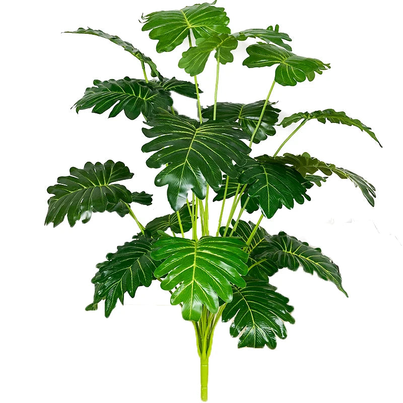 Kunstpflanze Monstera Schildblatt – Realistische Kunstblätter für Innen & Außen, Heimdeko