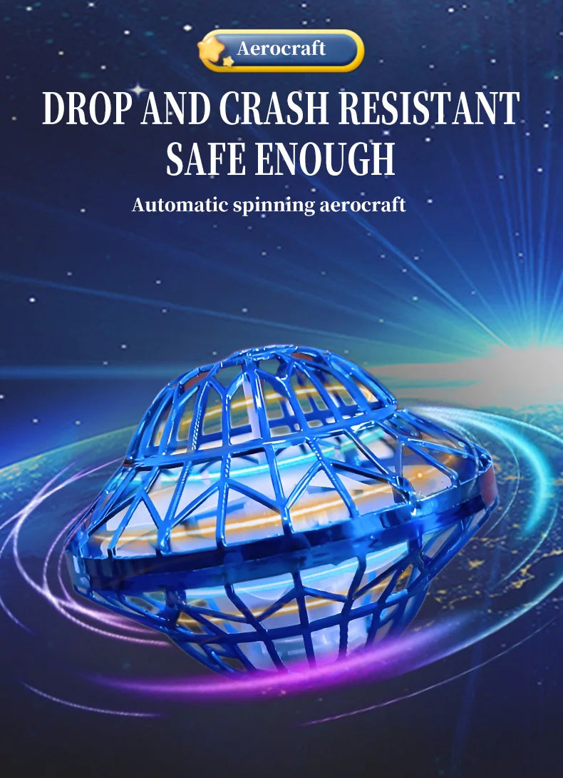 UFO-Sensor-Flugball mit leuchtendem Schwebeeffekt – Produktbild 11