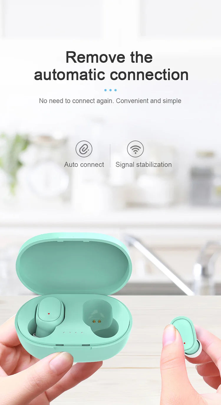 TWS Bluetooth Kopfhörer – Kabellose Stereo Earbuds mit Ladecase
