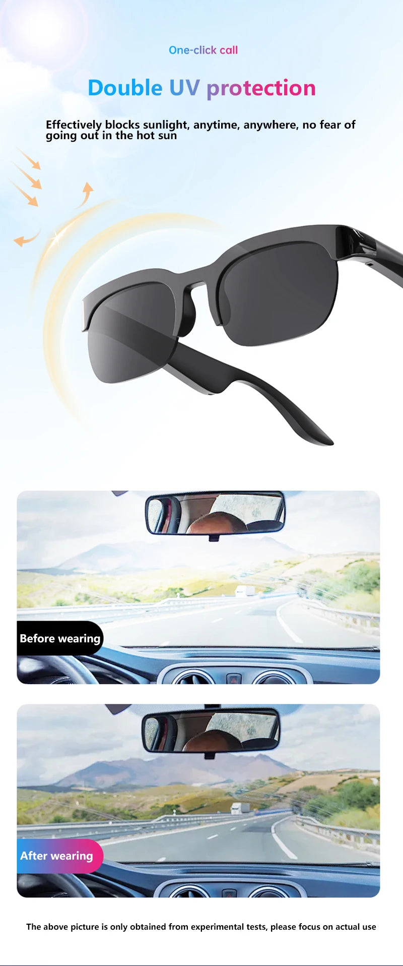 Lenovo Bluetooth-Smart-Brille für Musik und Anrufe – Produktbild 14