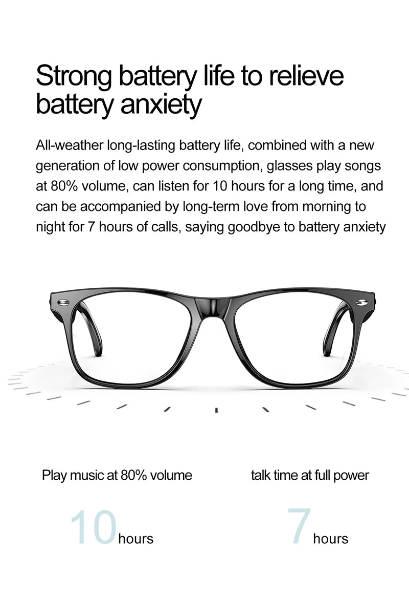 Smart Brille W100 – IP67 Wasserdicht, 164 Sprachen, GPS, Ultraleicht 25g