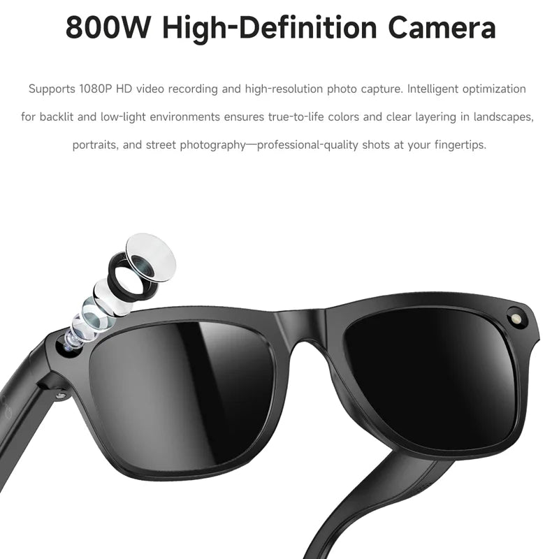 Xiaomi KI Smart Brille – 4K Kamera, ChatGPT & Bluetooth Audio Sonnenbrille