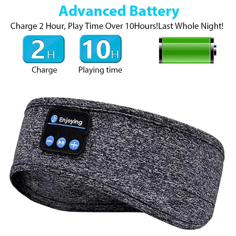 Bluetooth Schlafmaske – Musik Headband für Schlaf, Sport & Yoga
