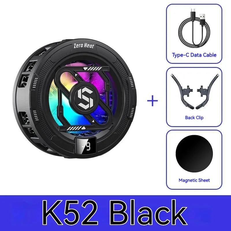 K52 KI Handy-Kühler – Magnetisch, RGB, Digitaldisplay & Gaming-Kühlung – Bild 18