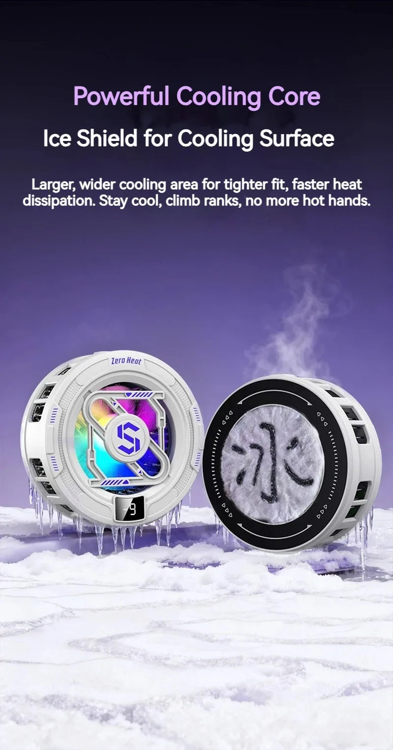 K52 KI Handy-Kühler – Magnetisch, RGB, Digitaldisplay & Gaming-Kühlung – Bild 15