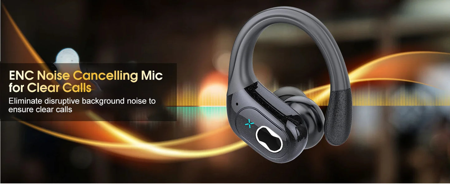 GDLYL HD65 TWS Sport Earbuds – Bluetooth 5.4, 75h Akku, HiFi Bass, IPX7 & LED-Display