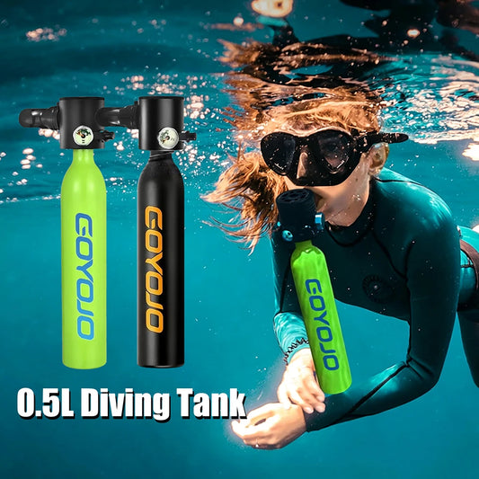 Mini Scuba Tank 0,5L – Outdoor Sauerstoffflasche (5-10 Min)