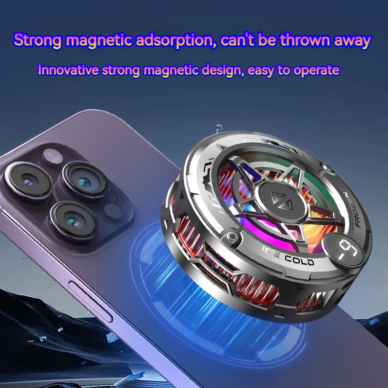 K20 Magnetischer Handy-Kühler – Portabel, RGB & Digitaldisplay für Gaming – Bild 5
