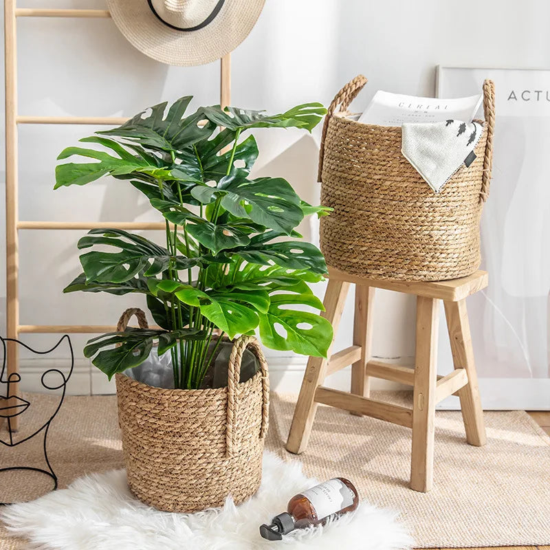 Künstliche Palme im Topf – 29 Zoll Monstera Deko Pflanze für Indoor & Outdoor