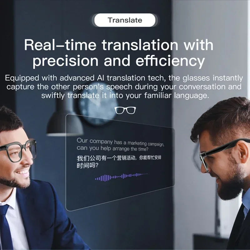Lenovo AI Smart Glasses 2026 – 8K Kamera, Übersetzung, Musik & Bluetooth