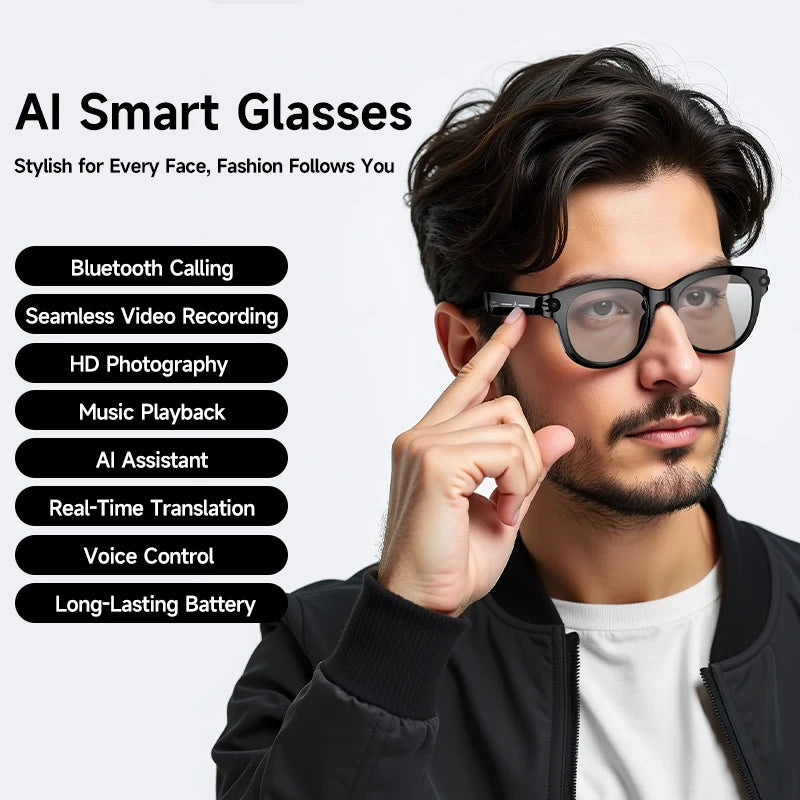 Lenovo AI Smart Glasses – Meeting Aufnahme, Übersetzung & Outdoor Sport
