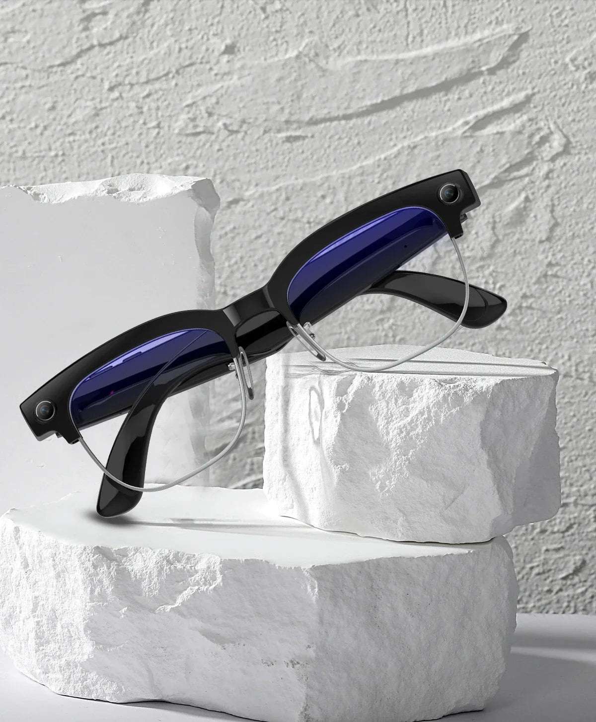 yaocx W630 KI Smart Brille – 800W Kamera, KI-Übersetzung & Bluetooth